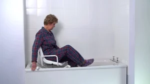 Installing bath tub lift chairs